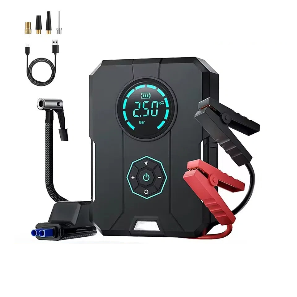 YS03 Portable Jump Starter & Air Pump All-in-One Car Tire Inflator Emergency Power eprolo