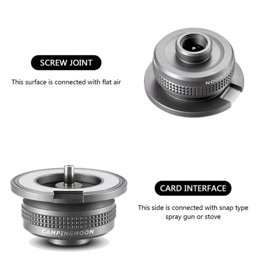 CAMPINGMOON Z13 Magnetic Butane Gas Adapter for High Altitude Camping Stoves eprolo