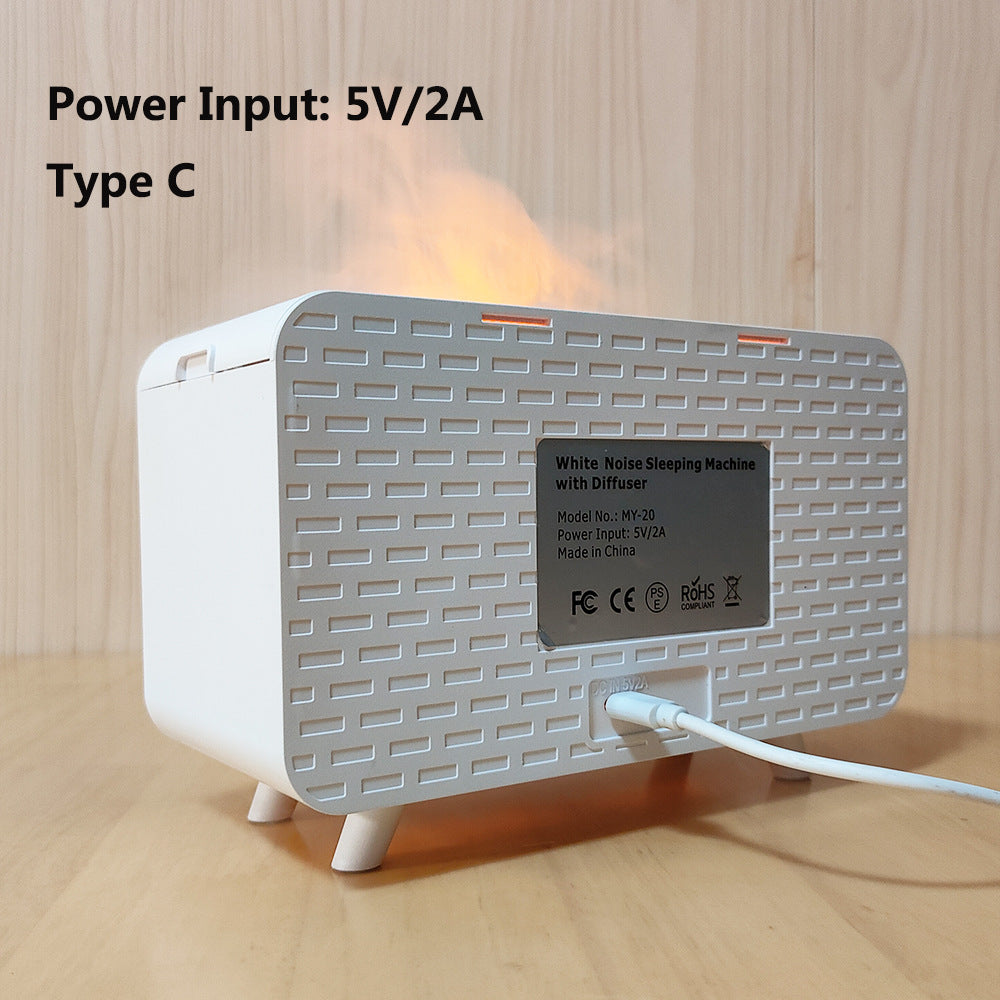 MY-20 White Noise Machine with Diffuser, Bluetooth Speaker, Aromatherapy Humidifier & Night Light eprolo