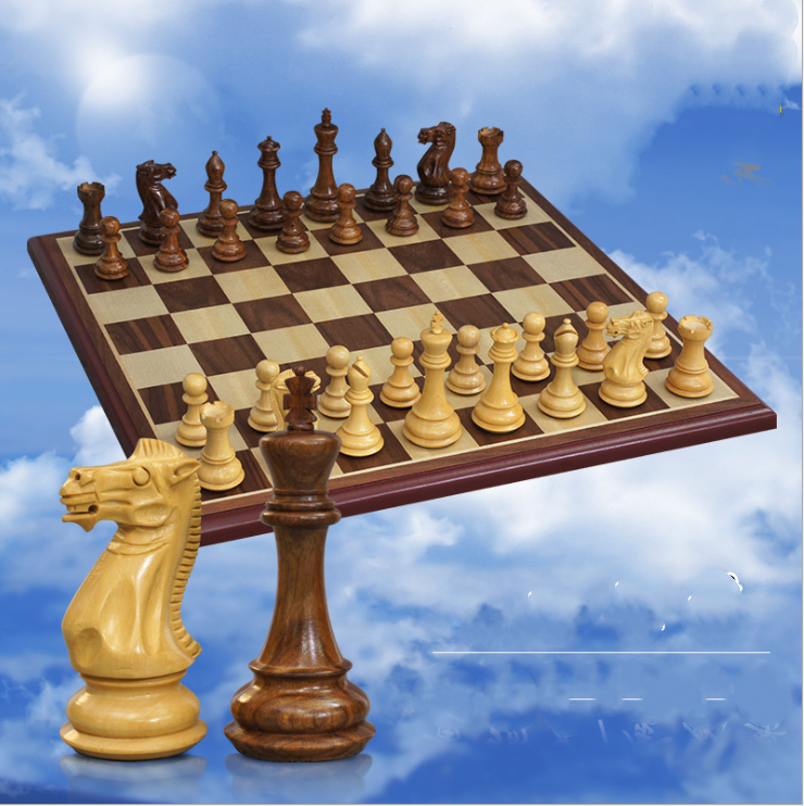 Elegant Wooden Chess Set – Handmade Gift Classic Board eprolo