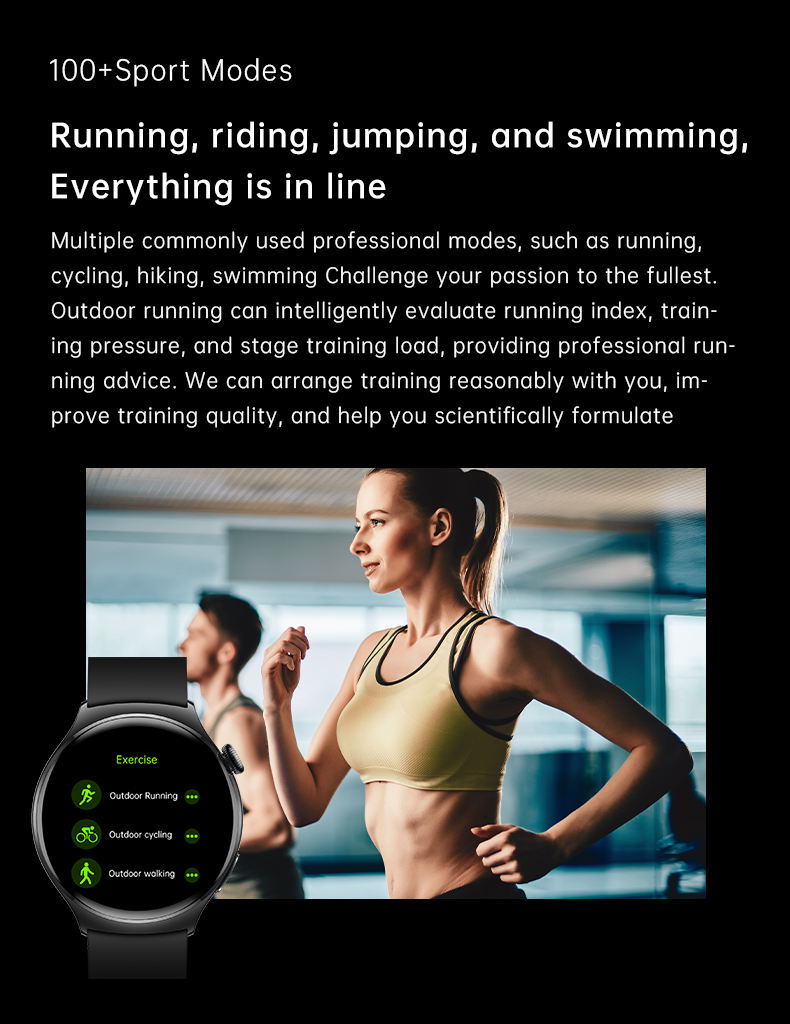 GS Watch 4 Smart Bracelet, Full‑Circle AMOLED, NFC, Health & Bluetooth Calls eprolo
