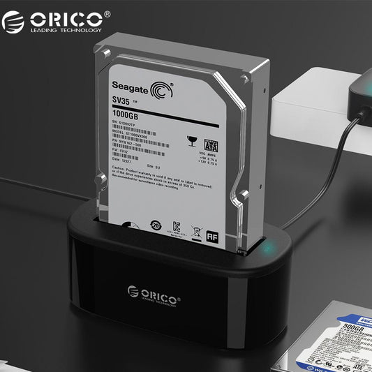 ORICO UASP HDD Docking Station 5Gbps USB 3.0 to SATA for 2.5/3.5 inch HDD SSD eprolo