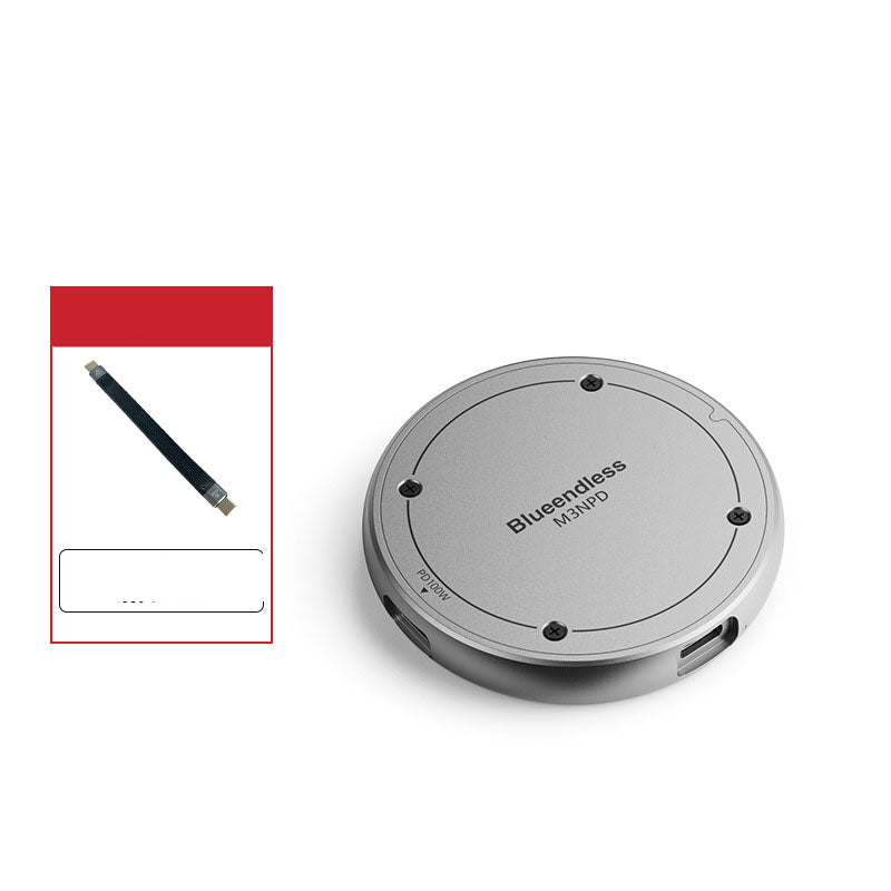 Blueendless M3N M.2 NVMe Magnetic SSD Enclosure - 10Gbps USB 3.2, 100W PD Charging eprolo