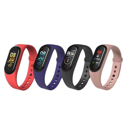 M4 Color Smart Bracelet – Heart Rate, BP/SpO₂, IP67 Waterproof, 90mAh Battery eprolo