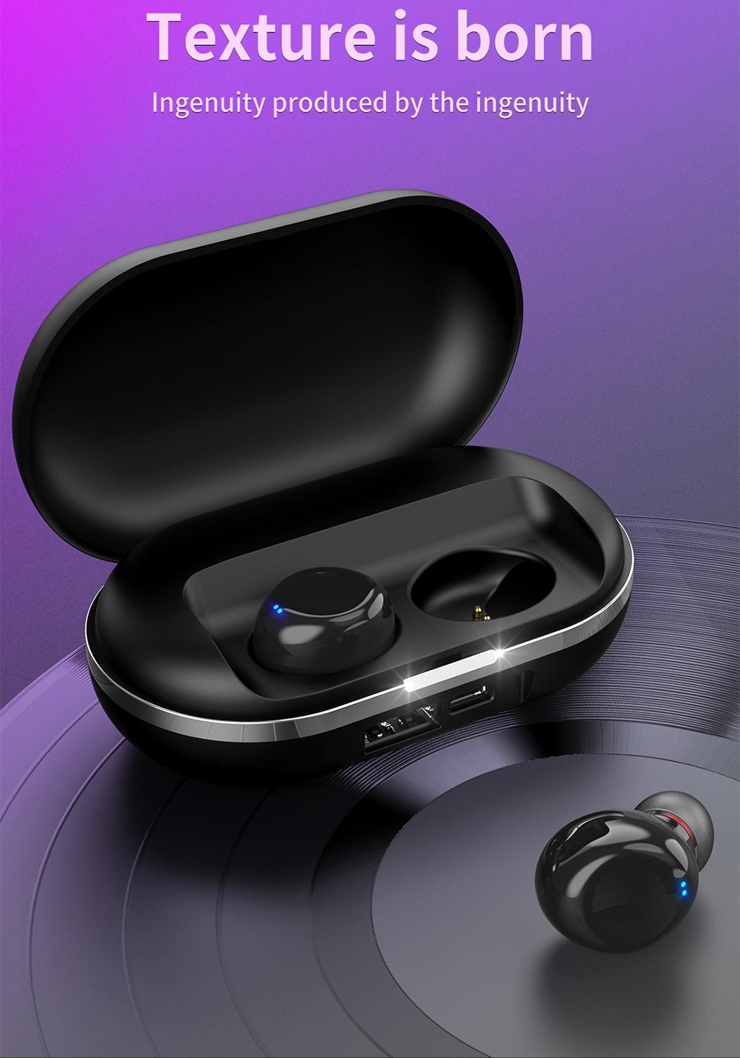 ZLT‑01 TWS Bluetooth 5.0 Touch Earbuds, Stereo Noise‑Reducing Earphones eprolo