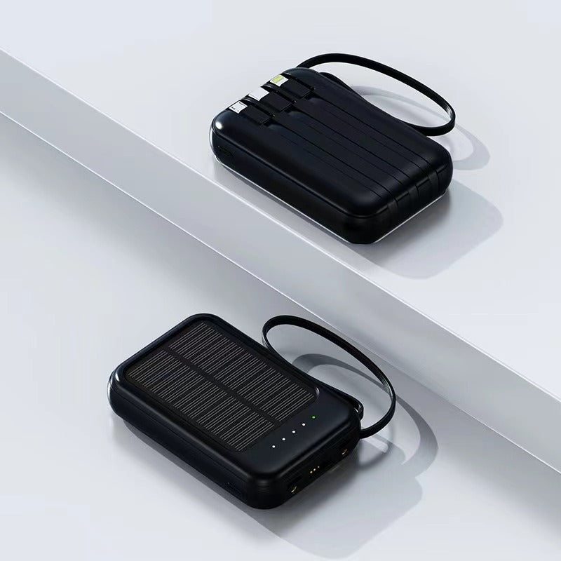 Mini Solar Power Bank 20000mAh Portable Fast Charger 4-Device Outdoor Power eprolo