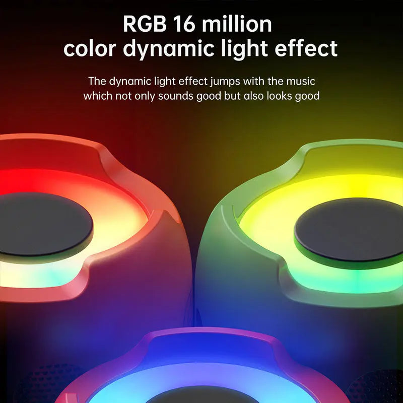 K045 2‑in‑1 Bluetooth Speaker + Sport Headset w/ RGB Light eprolo