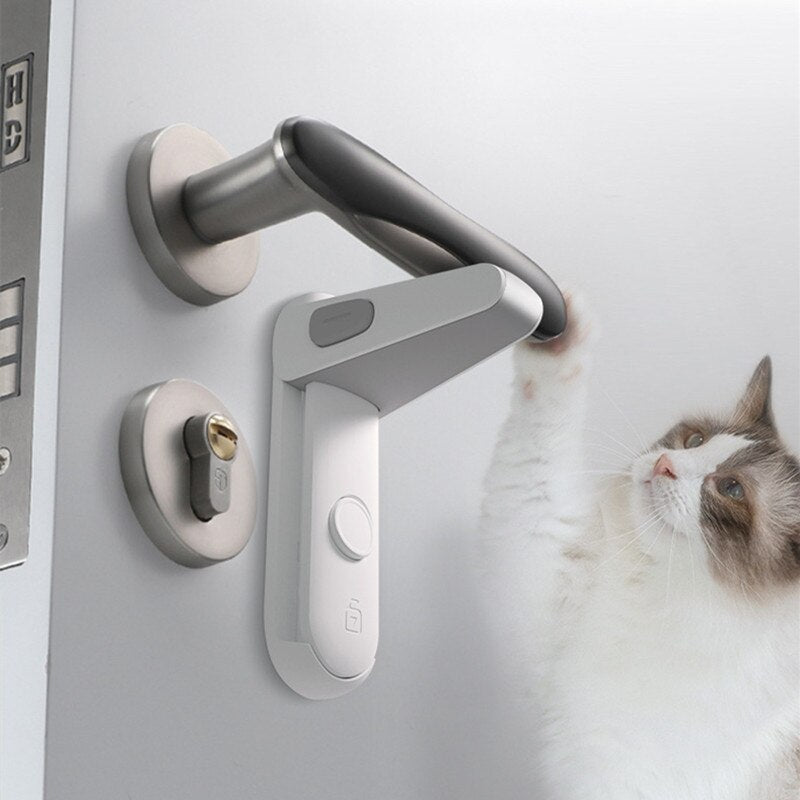 1PC Child Safety Door Handle Lock - Baby & Pet Proof, Easy Install No Drill, 3M Tape, Secure & Stylish eprolo
