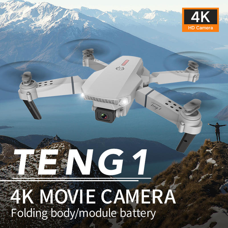 TENG1 E88 Foldable Dual‑Camera Kids & Beginner HD Drone eprolo