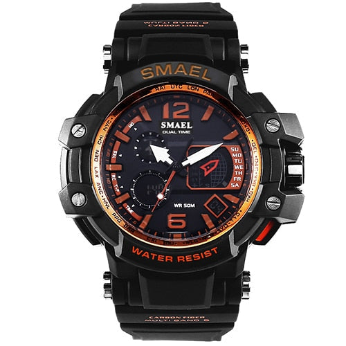 SMAEL 1509 Men's Military Sport Watch Waterproof Digital Quartz Wristwatch eprolo