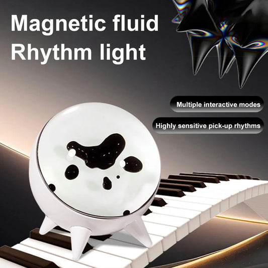 Ferrofluid Music Rhythm Lamp, Magnetic Liquid Sound Sensitive Dancing Display Desk Decor eprolo