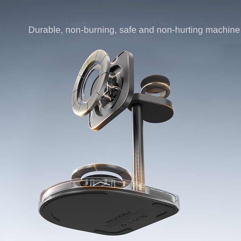 KUXIU X85 3-in-1 Magnetic Wireless Charger for Phone, Watch & Headphones - Fast Charging eprolo