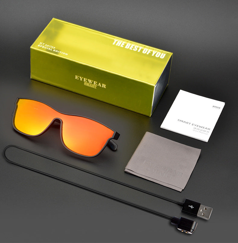 KY03 Bluetooth 5.0 Smart Sports Sunglasses w/ HD Polarized Lenses & Voice Control eprolo