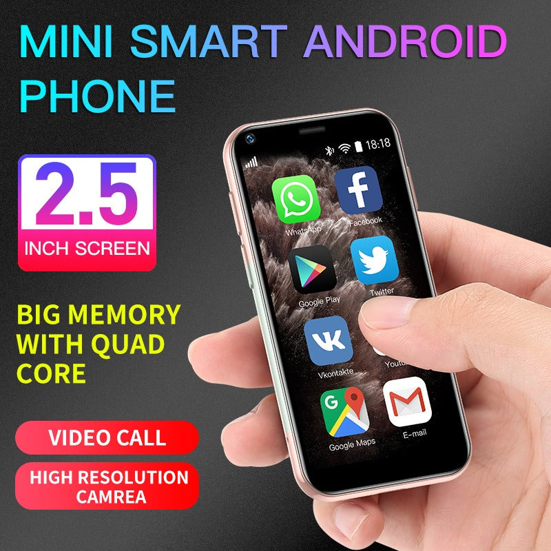SOYES XS11 Mini 3G Android 8.1 Smartphone Dual SIM GPS WiFi 2.5" 1000mAh eprolo