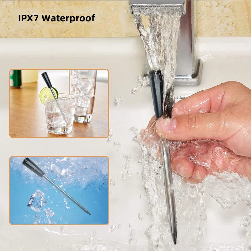 Probe T Smart Wireless Meat Thermometer with Bluetooth, IPX7 Waterproof eprolo