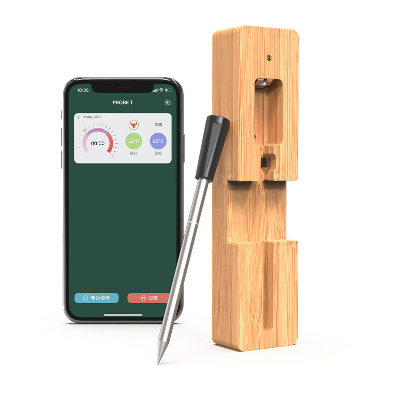 Probe T Smart Wireless Meat Thermometer with Bluetooth, IPX7 Waterproof eprolo