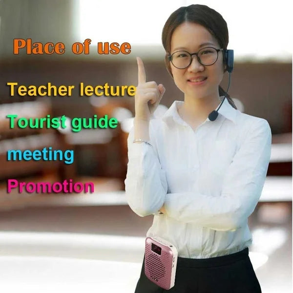 K500 Bluetooth Voice Amplifier Megaphone USB Rechargeable for Teaching eprolo
