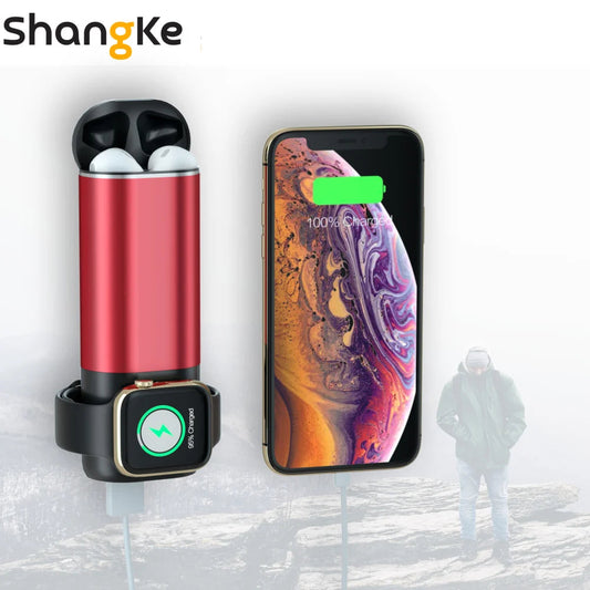3-in-1 Wireless Charger Power Bank 5200mAh for iPhone, Apple Watch, AirPods eprolo
