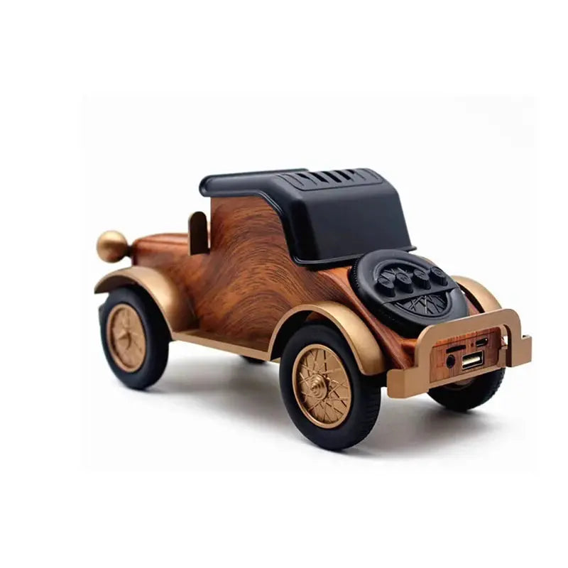 A9 Retro Car Bluetooth Speaker – Wood Grain Wireless HiFi Subwoofer eprolo