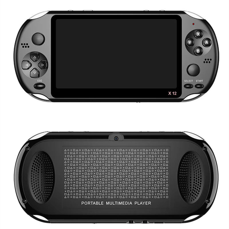 X12 5.1" Handheld Retro Game Console Dual Joystick 1000+ Games 8GB eprolo