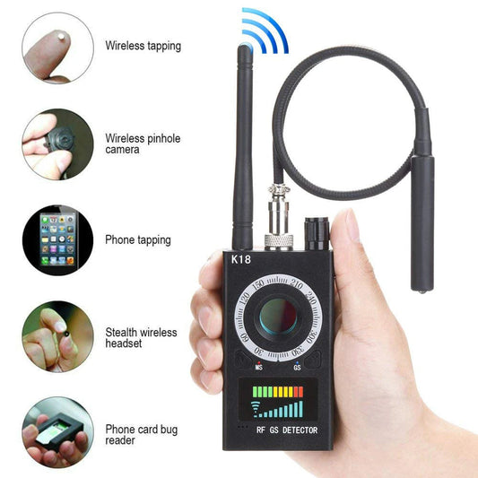 K18 Anti-Spy Detector Camera Bug GPS RF Signal Tracker 1MHz–6.5GHz eprolo
