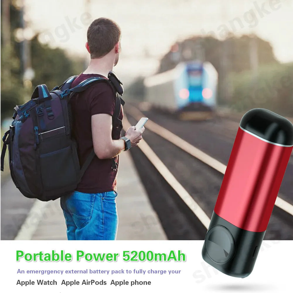 3-in-1 Wireless Charger Power Bank 5200mAh for iPhone, Apple Watch, AirPods eprolo