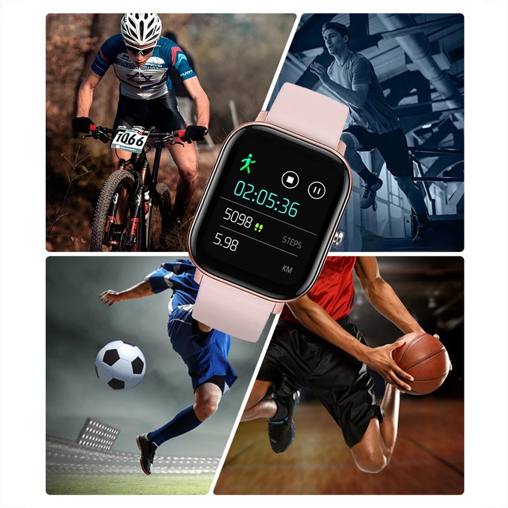 P8 Smartwatch - 1.4" HD Touch Screen, IP67 Waterproof, Heart Rate Monitor, Multi-Sport Modes eprolo