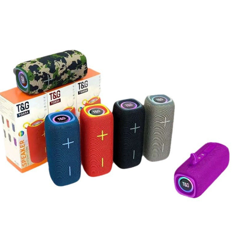 TG654 RGB Bluetooth Speaker with LED Lights, Waterproof Portable Wireless Subwoofer eprolo