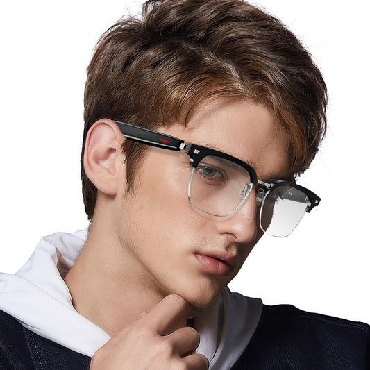 Bluetooth Smart Glasses E13-06 with Music, Calls, Anti-Blue or Sun Protection Lens eprolo