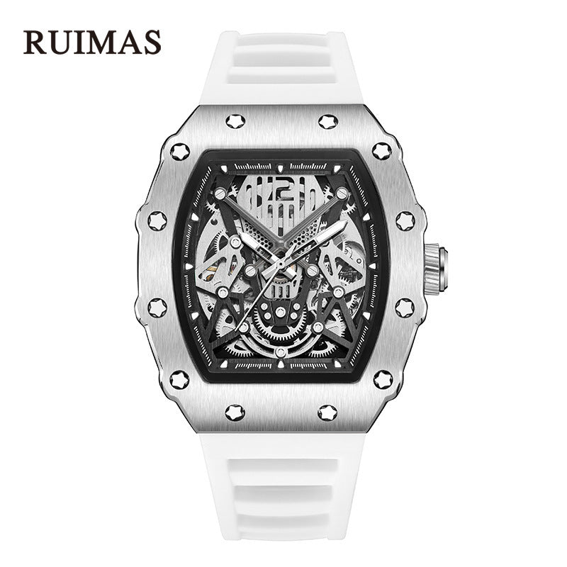 RUIMAS 341 Automatic Men's Watch - Waterproof Mechanical Silicone Strap Sports Watch eprolo