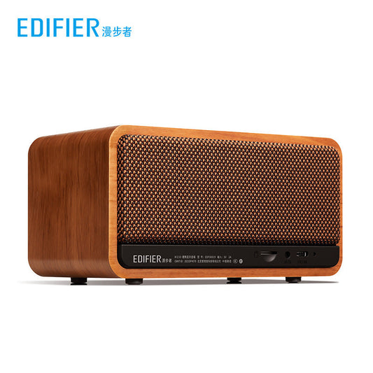 EDIFIER M230 Bluetooth Speaker - Portable Wireless Retro Wooden Speaker with 10W Stereo Sound eprolo