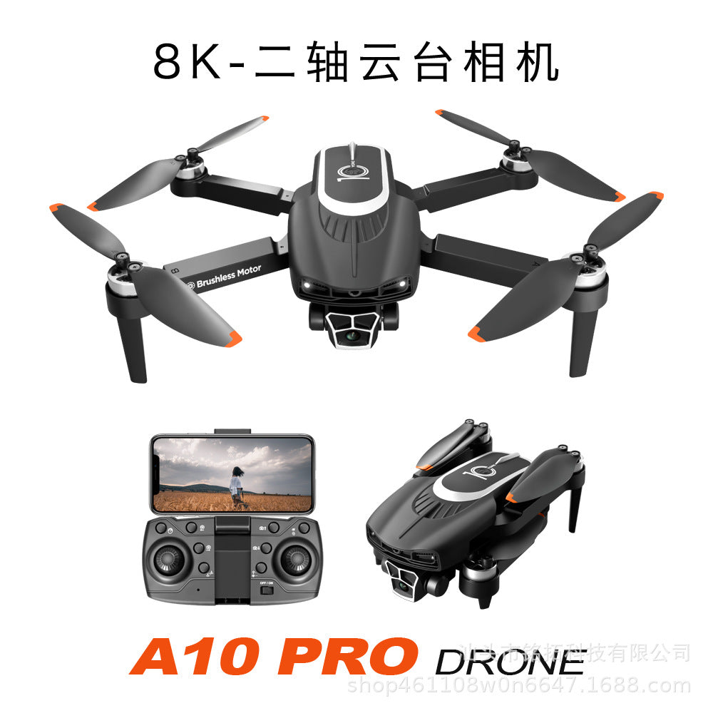 A10 Pro Camera Drone 8K/6K 3-Axis Gimbal Optical Flow UAV with Smart Obstacle Avoidance & 25min Flight eprolo