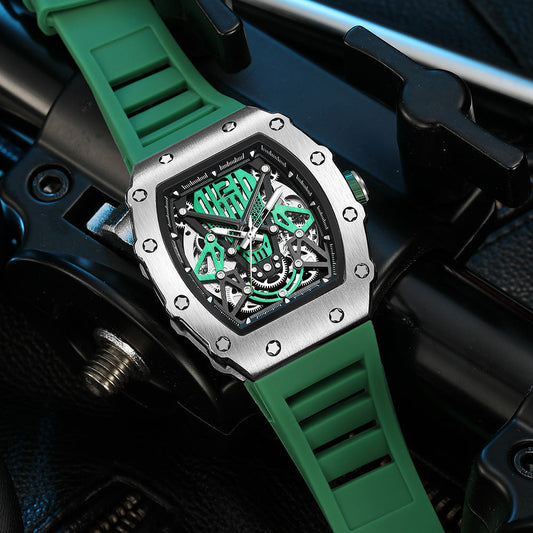 RUIMAS 341 Automatic Men's Watch - Waterproof Mechanical Silicone Strap Sports Watch eprolo